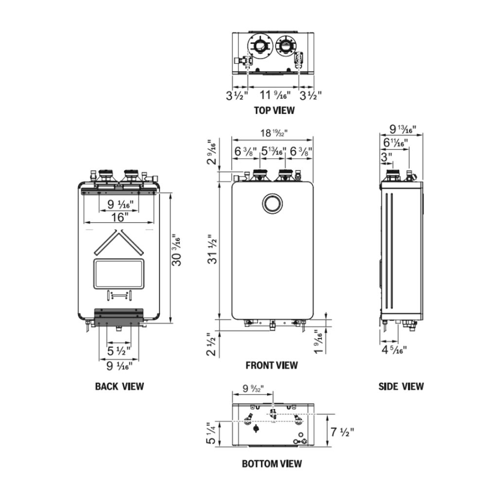 Bosch Greentherm T9900 Se 199 Tankless Water Heater Buy Online