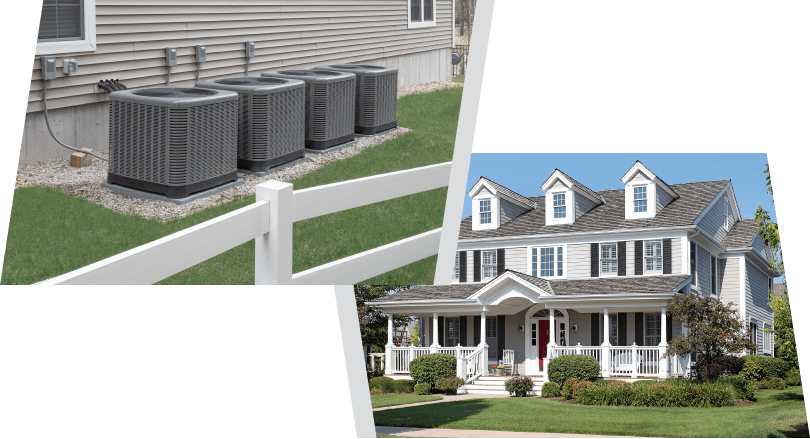 central air conditioner installation in Residential Buildings, Apartments and Cottages