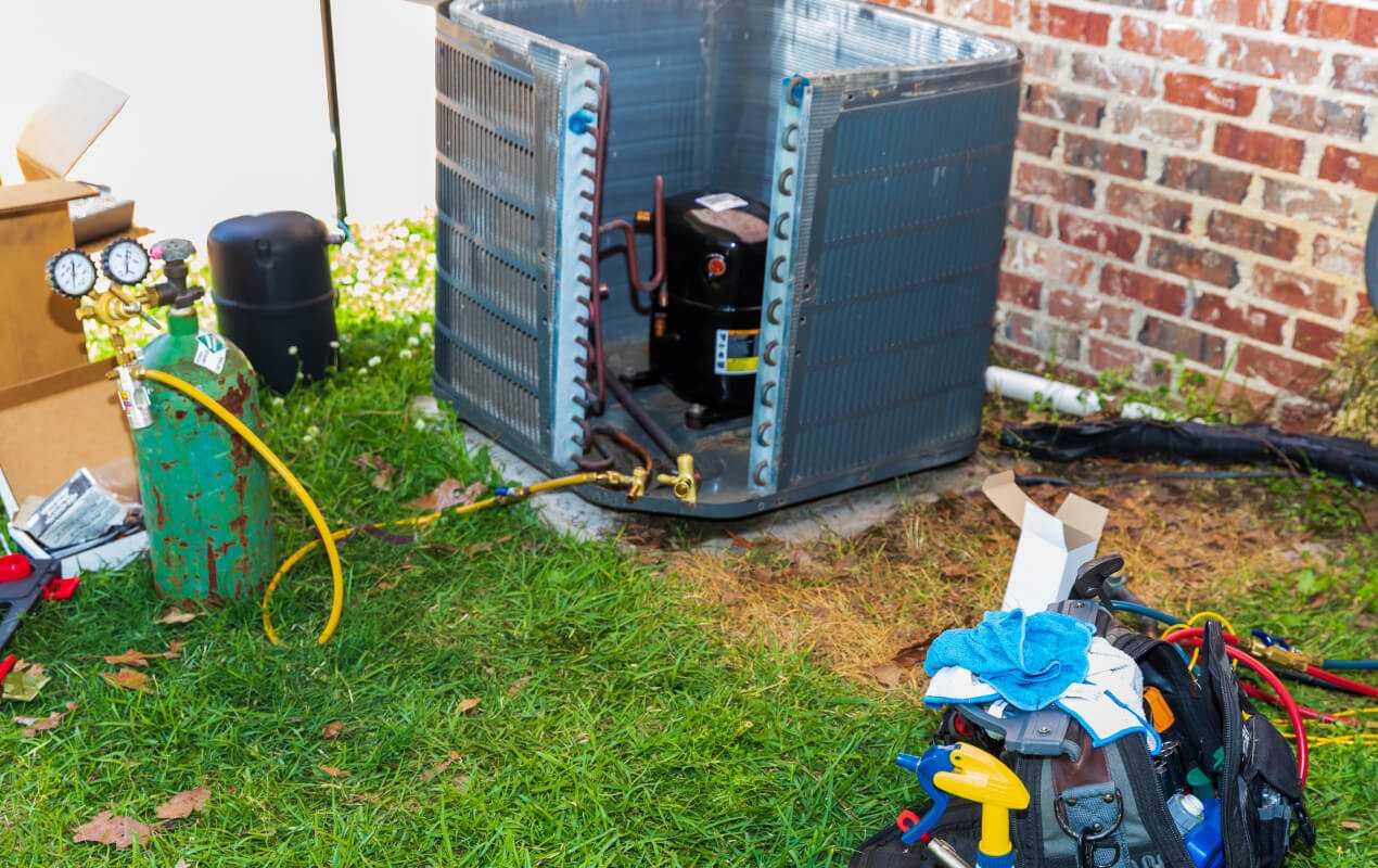 hvac heat pump repair in Oakville