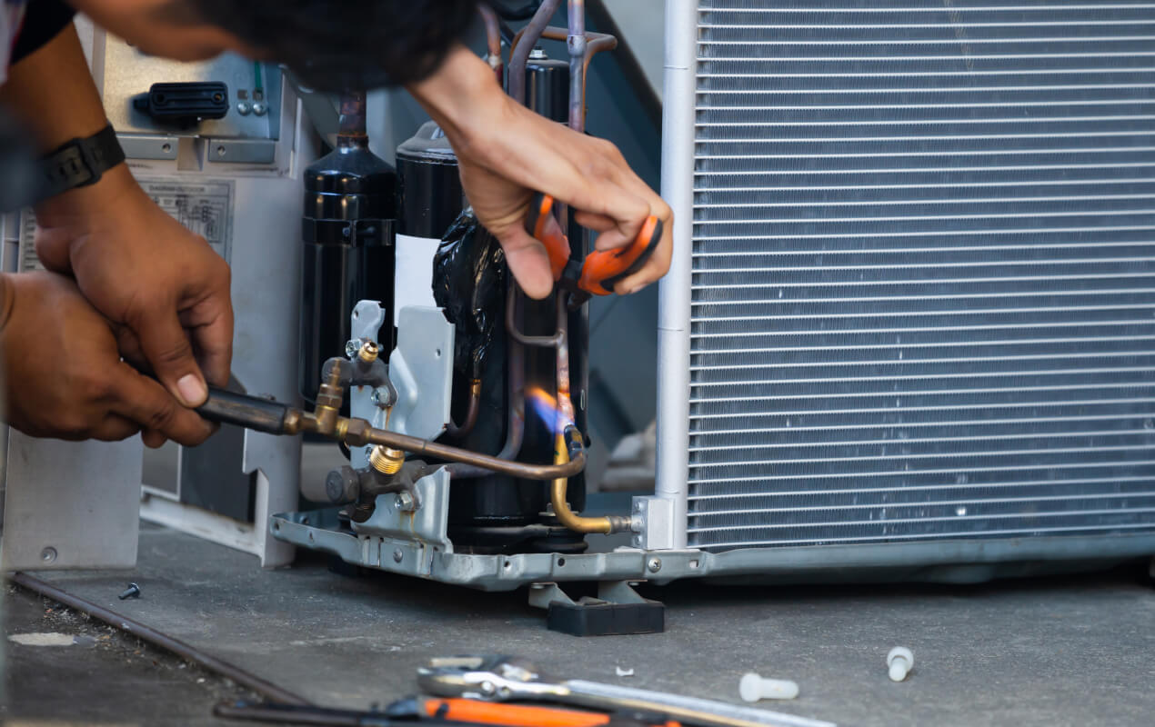 Ajax heat pump system repair