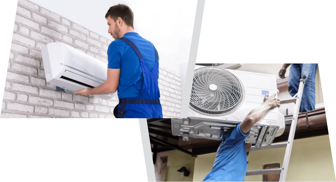 installation ductless air conditioner in Residential Buildings, Apartments and Cottages