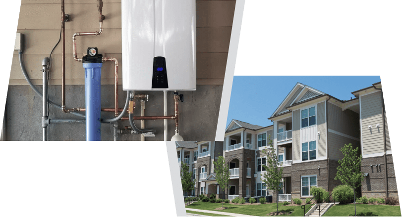 install tankless water heater in Residential Buildings, Apartments and Cottages