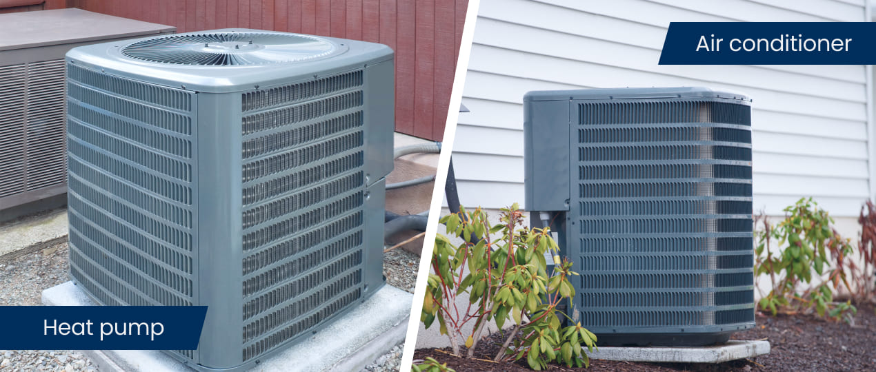 Do heat pumps and air conditioners have any similarities