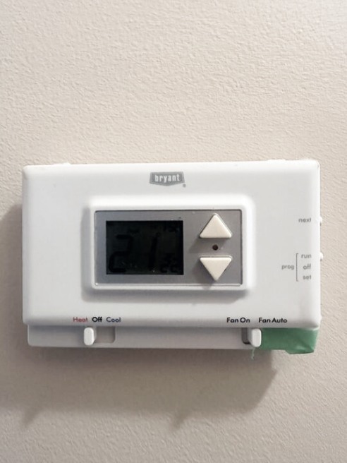 thermostat installation by our Vaughan contractors