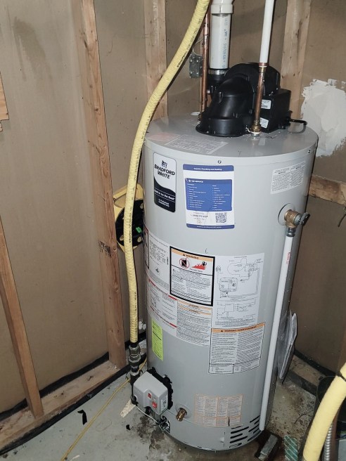 tank water heater installing