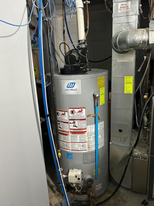 Water heater tank installation