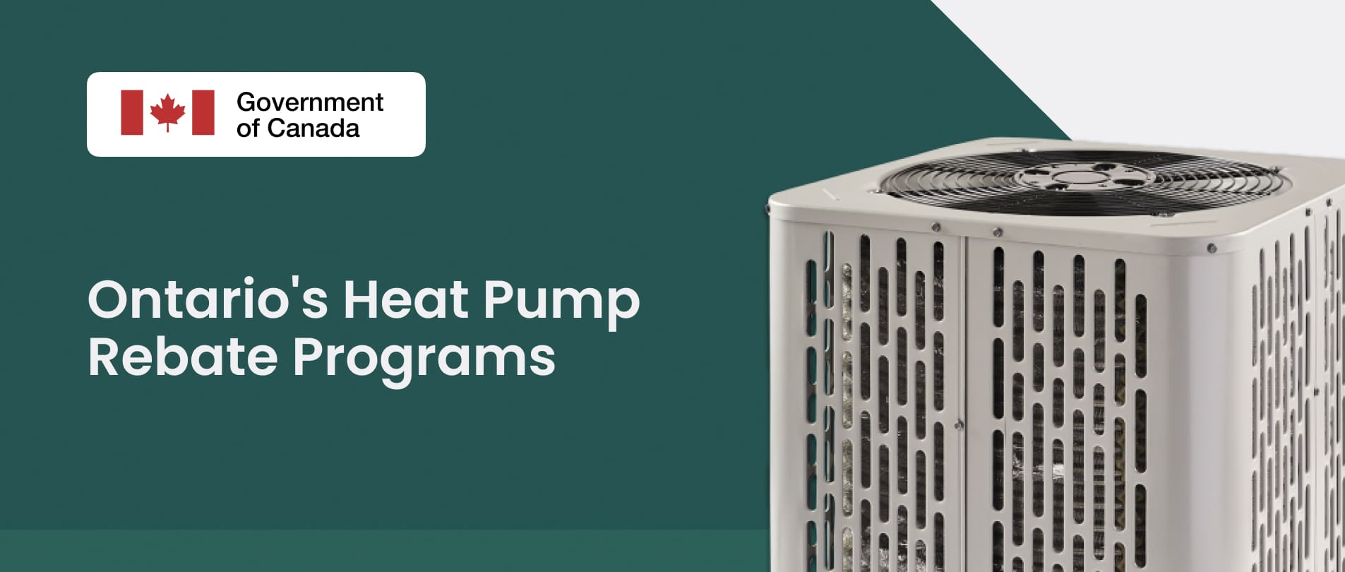 heat pump government rebate ontario